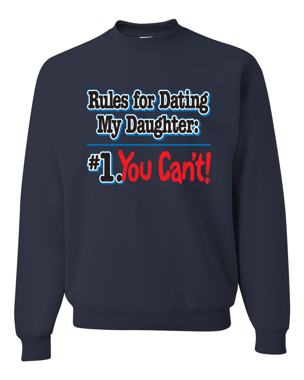 Reglas para salir con mi hija padre regalo hombres mujeres sudadera - Imagen 8 de 12