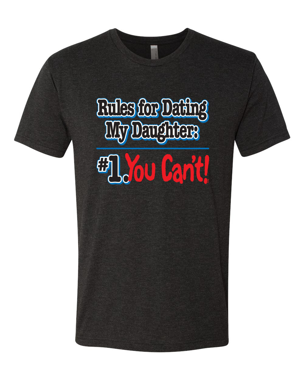 Rules for Dating My Daughter Father Gift Men Premium Tri Blend Tshirt - Picture 5 of 8