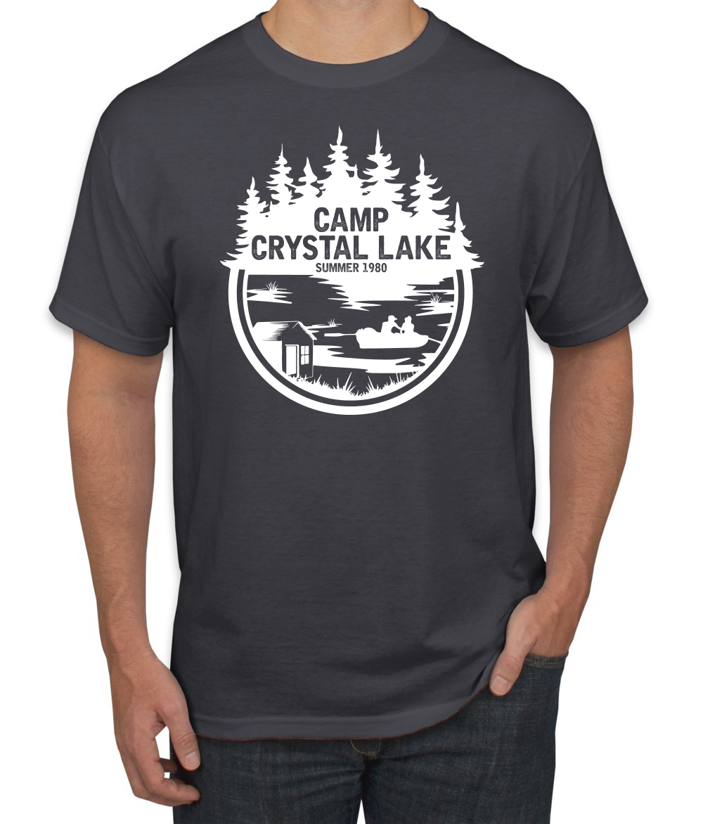 Camp Crystal Lake Charcoal T-Shirt