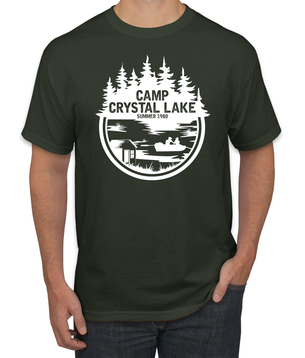 Camiseta White Camp Crystal Lake Retro NJ 1980 Película de Terror Jason Novelty - Imagen 19 de 22