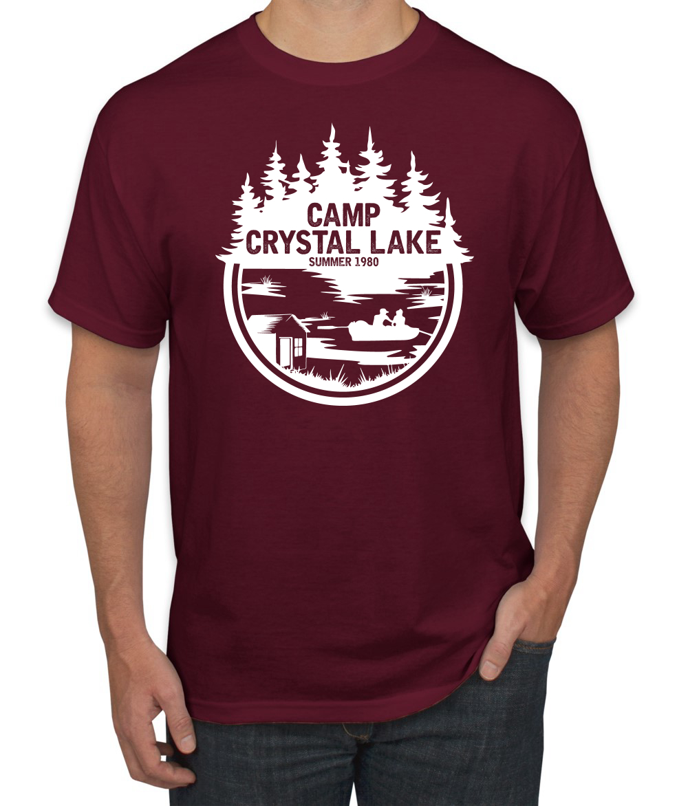 Camiseta White Camp Crystal Lake Retro NJ 1980 Película de Terror Jason Novelty - Imagen 12 de 22