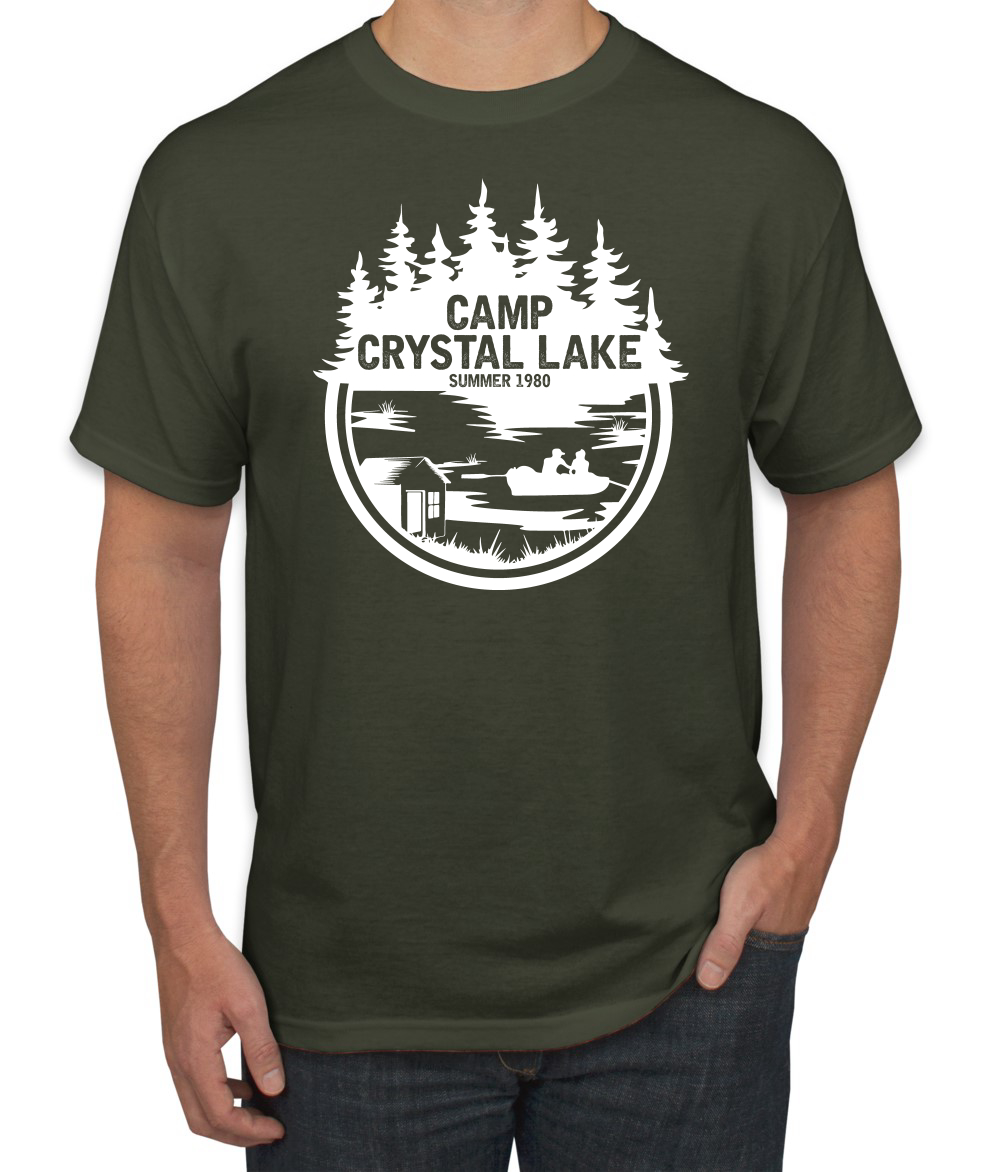 Camiseta White Camp Crystal Lake Retro NJ 1980 Película de Terror Jason Novelty - Imagen 13 de 22