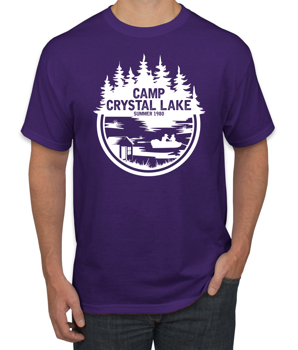 Camiseta White Camp Crystal Lake Retro NJ 1980 Película de Terror Jason Novelty - Imagen 17 de 22
