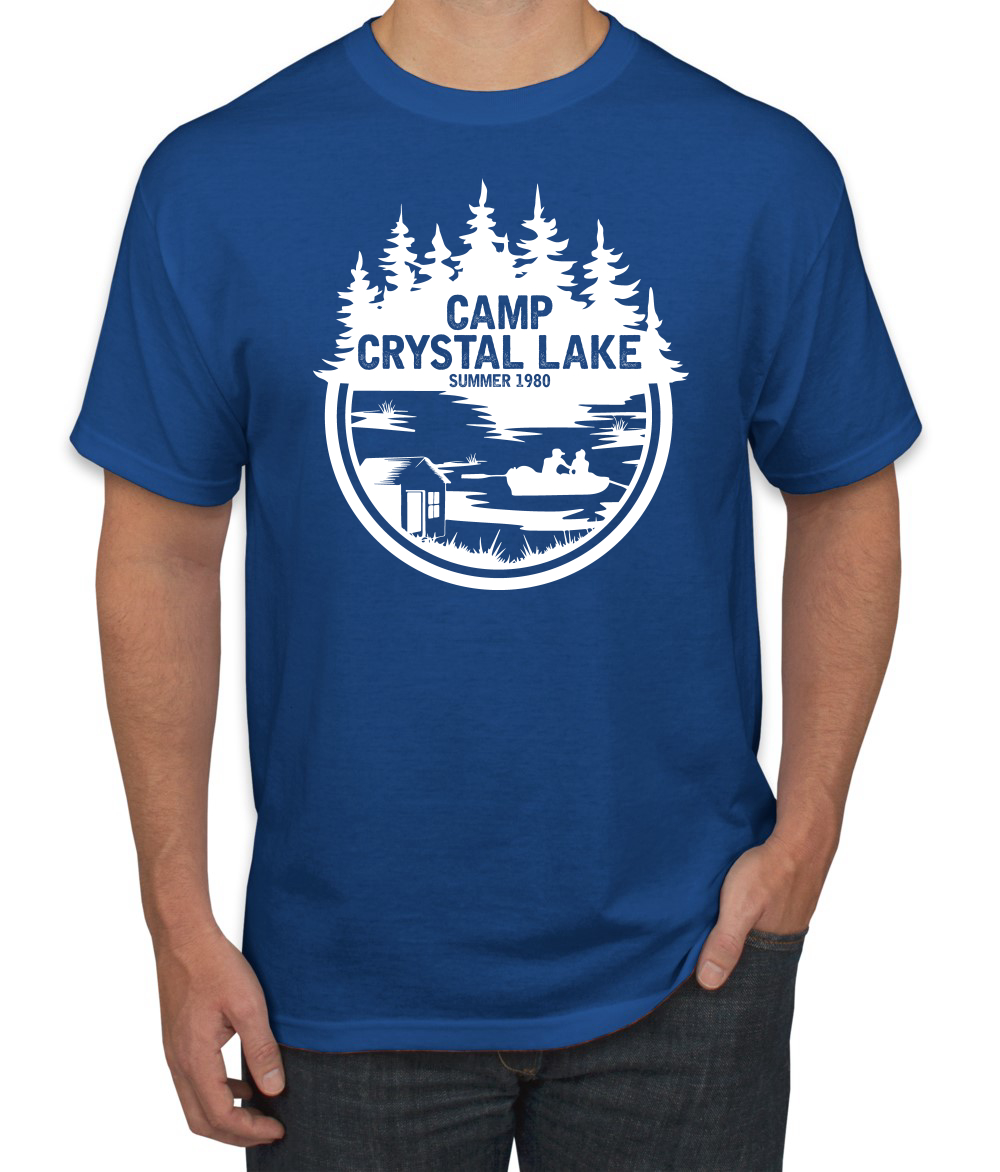 Camiseta White Camp Crystal Lake Retro NJ 1980 Película de Terror Jason Novelty - Imagen 18 de 22