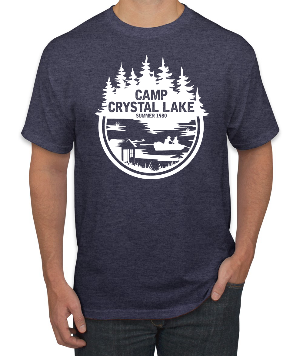 Camiseta White Camp Crystal Lake Retro NJ 1980 Película de Terror Jason Novelty - Imagen 21 de 22