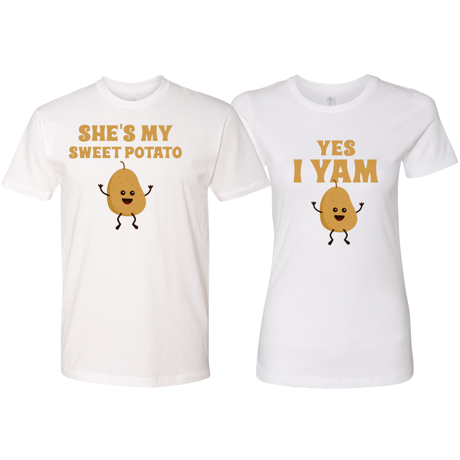 she's my sweet potato yes i yam shirts