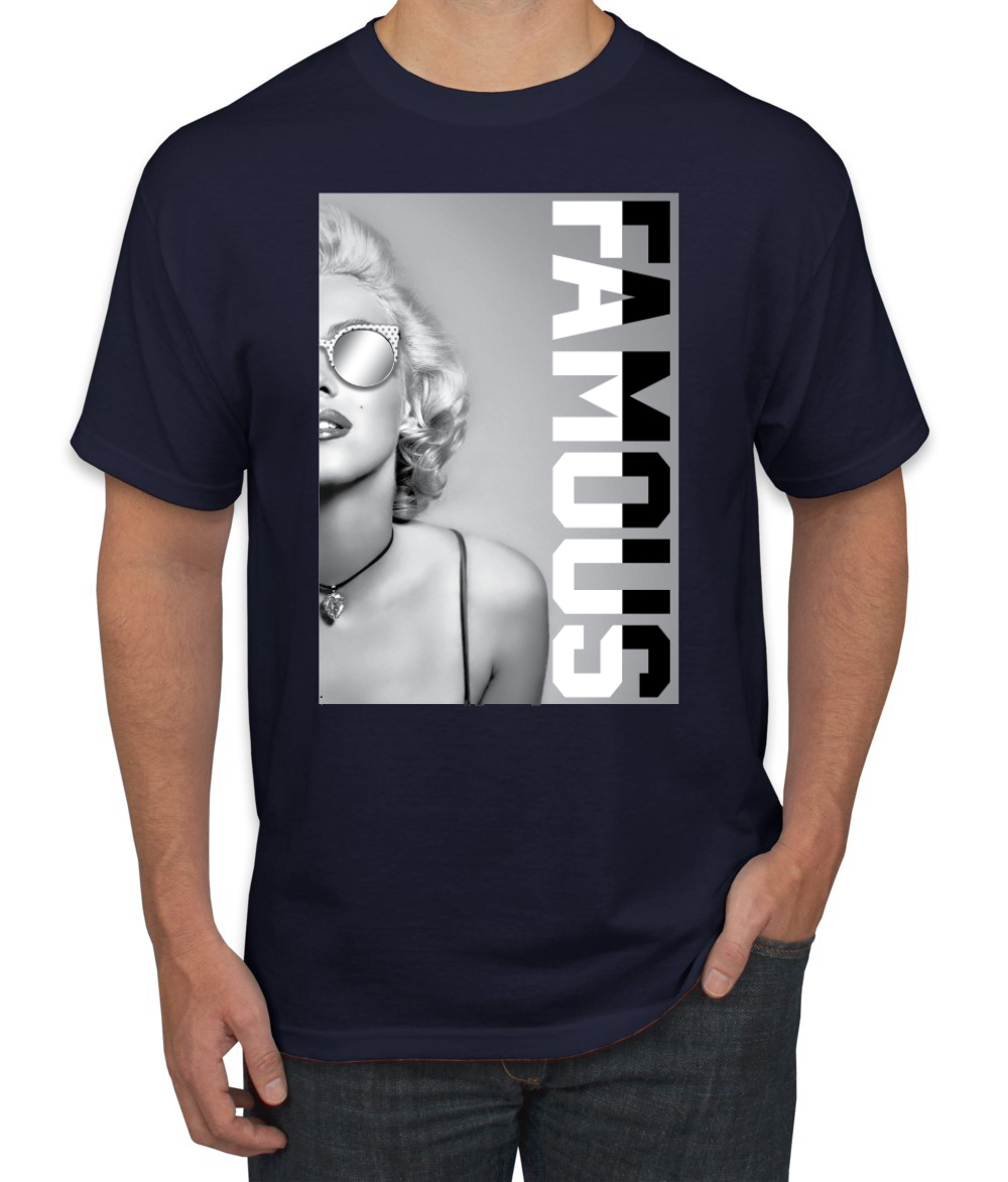 Vintage Marilyn Monroe Famous Savage Rockstar Retro Streetwear Men