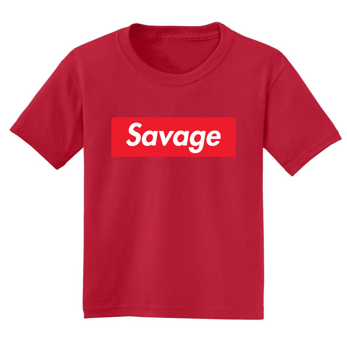 savage box logo shirt