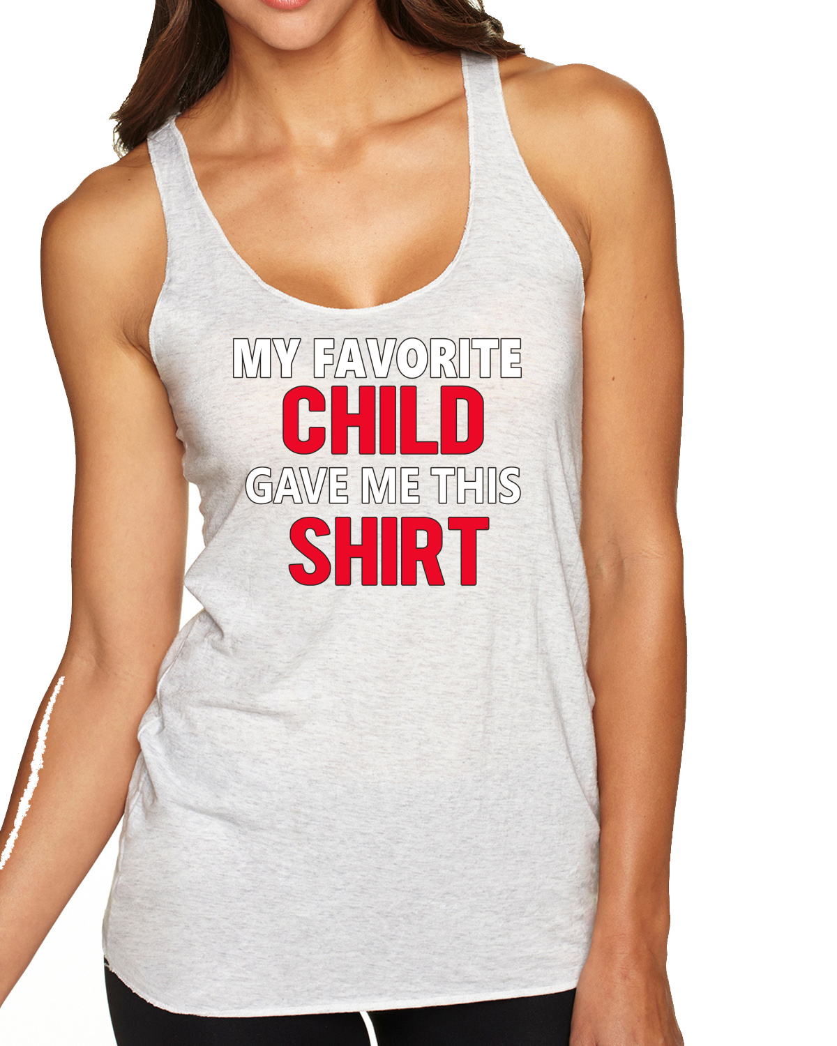 Mi Niño Favorito Me Dio Esta Camisa Hijo Hija Regalo Tri-Mezcla Prenda para el torso Corredor - Imagen 4 de 12