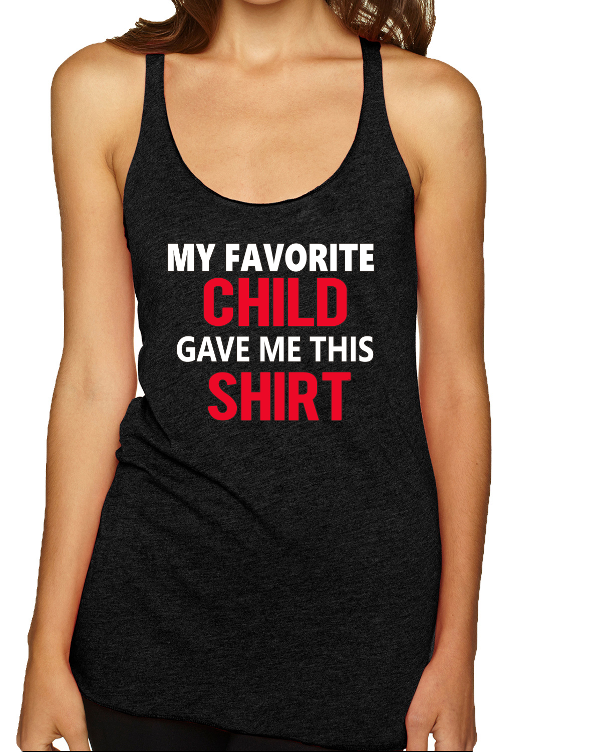 Mi Niño Favorito Me Dio Esta Camisa Hijo Hija Regalo Tri-Mezcla Prenda para el torso Corredor - Imagen 6 de 12