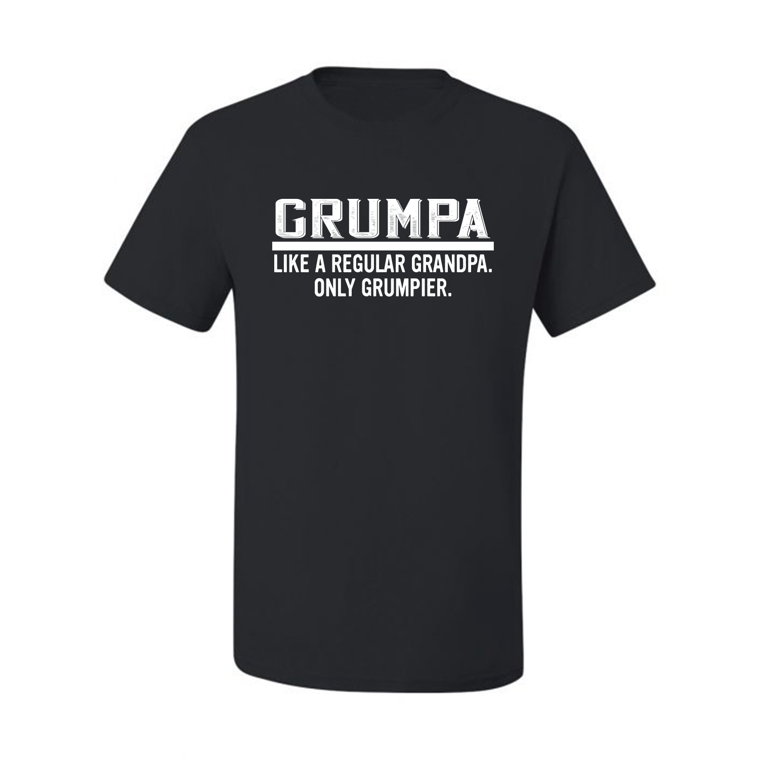 Maglietta grafica uomo Grumpa Like A Regular solo nonno grumpier regalo divertente - Foto 3 di 14