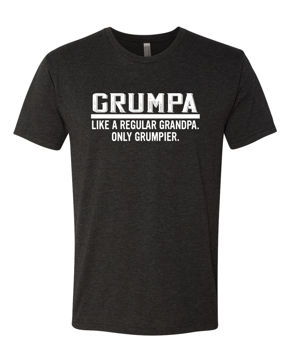 Grumpa Like A Regular Grandpa Only Dad Gift Men Premium Tri Blend Tshirt - Picture 5 of 9