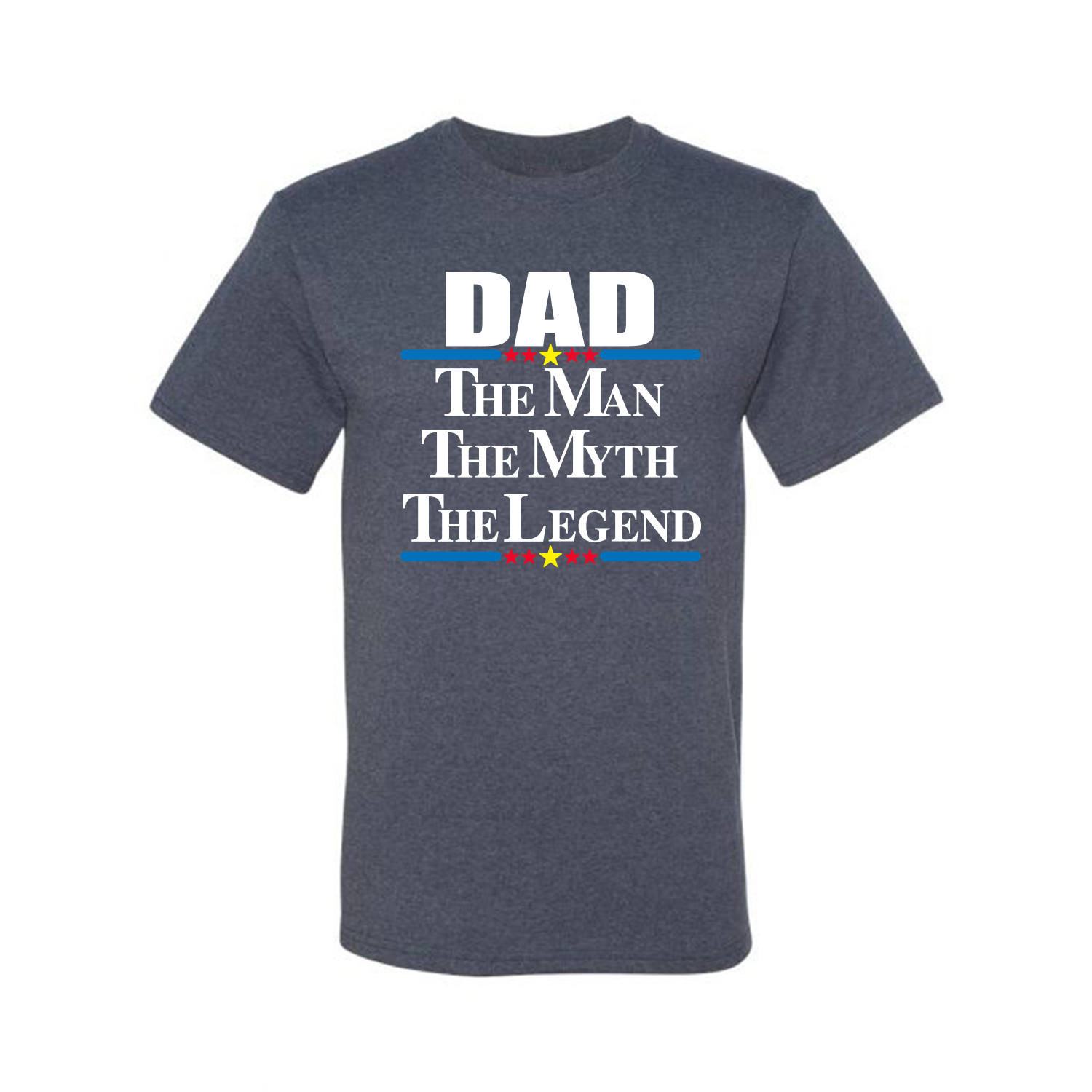 Camiseta gráfica Dad The Man The Myth The Legend Best Daddy Hombres - Imagen 12 de 14