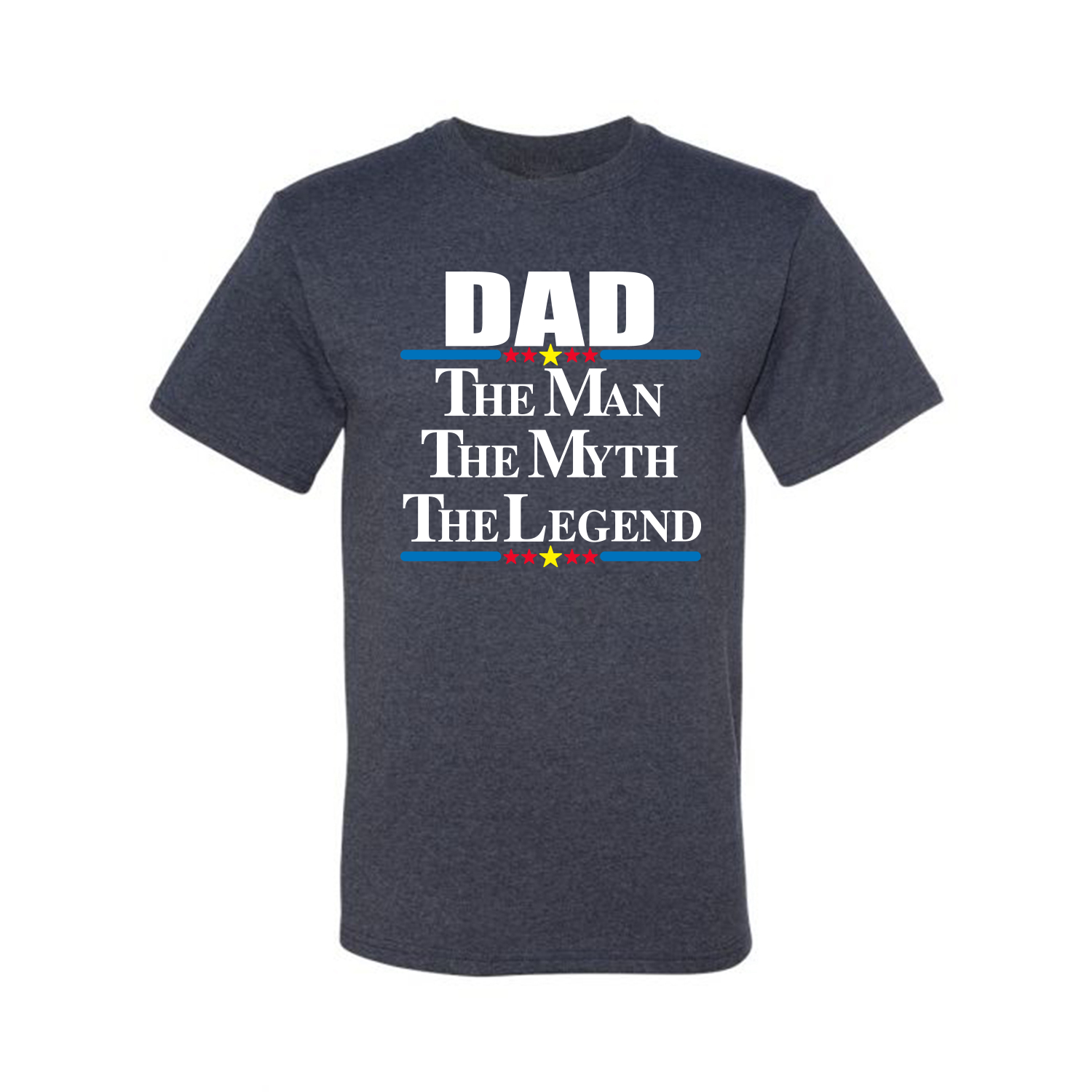 Camiseta gráfica Dad The Man The Myth The Legend Best Daddy Hombres - Imagen 13 de 14