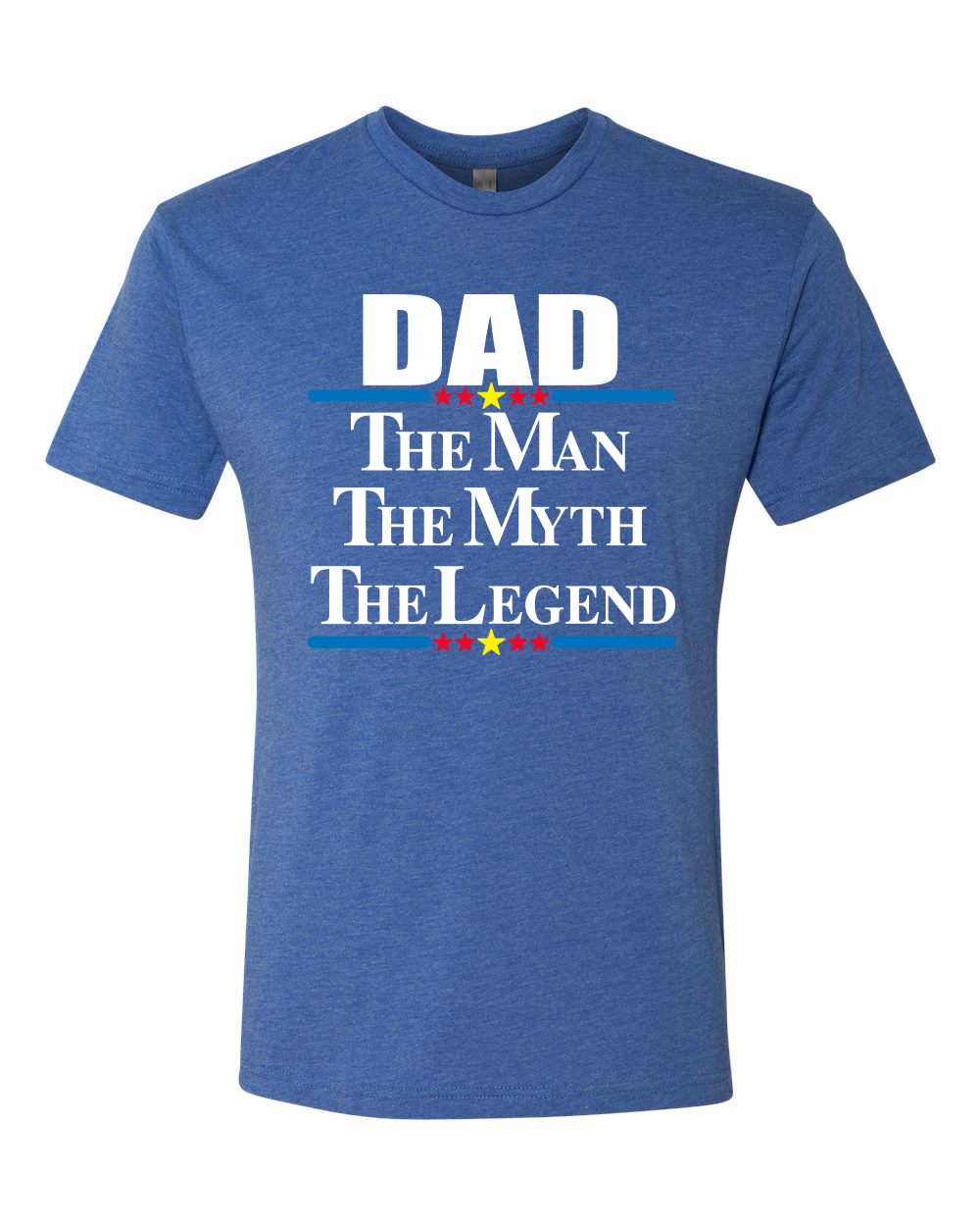 Maglietta Dad The Man The Myth The Legend Best Daddy Uomo Premium Tri Miscela - Foto 8 di 8