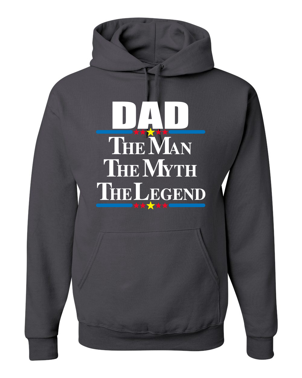 Dad The Man The Myth The Legend Best Daddy Men Women Hooded Sweatshirt - Picture 4 of 11