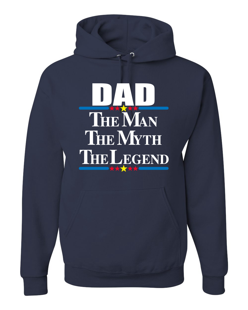 Dad The Man The Myth The Legend Best Daddy Men Women Hooded Sweatshirt - Picture 7 of 11