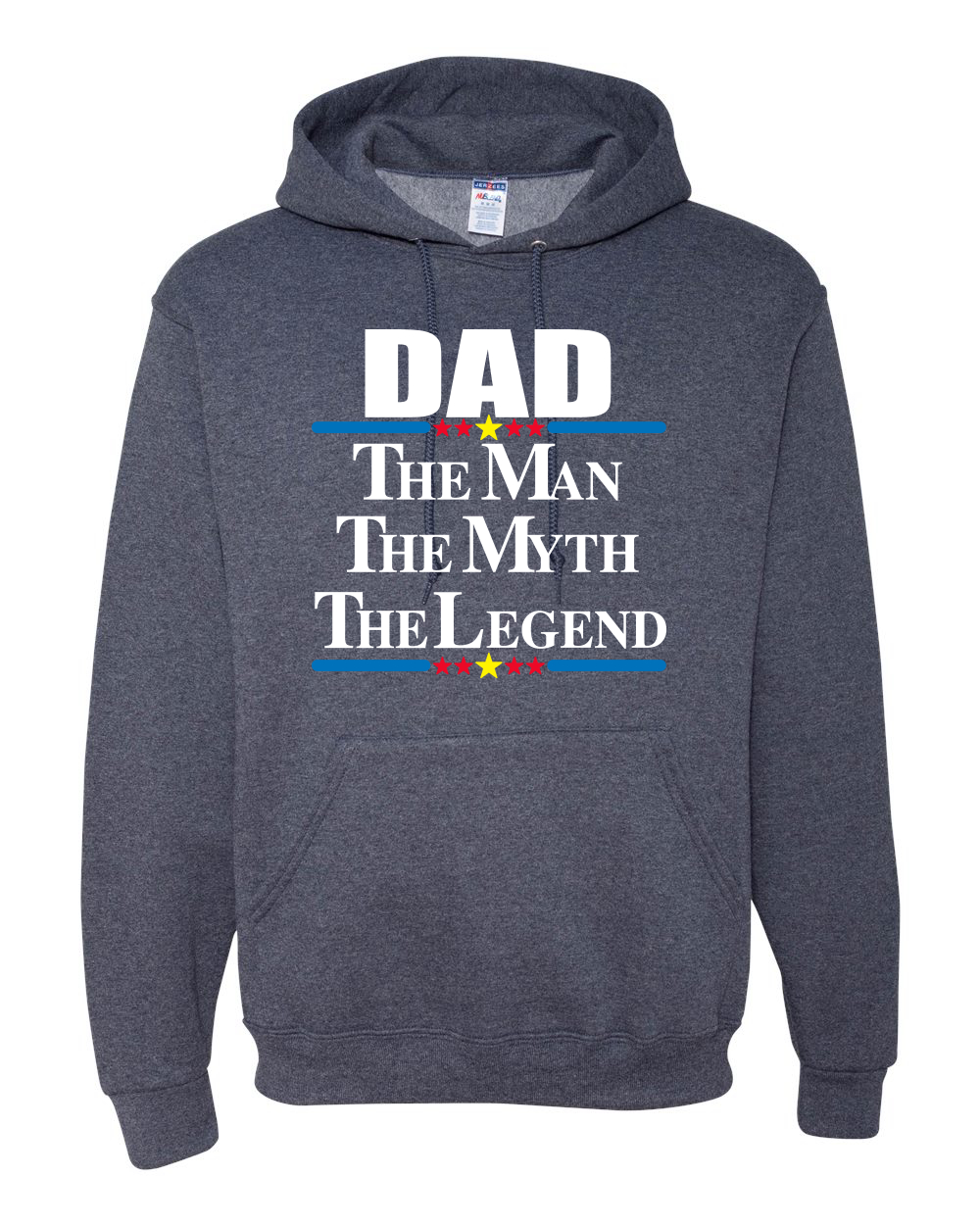 Dad The Man The Myth The Legend Best Daddy Men Women Hooded Sweatshirt - Picture 10 of 11