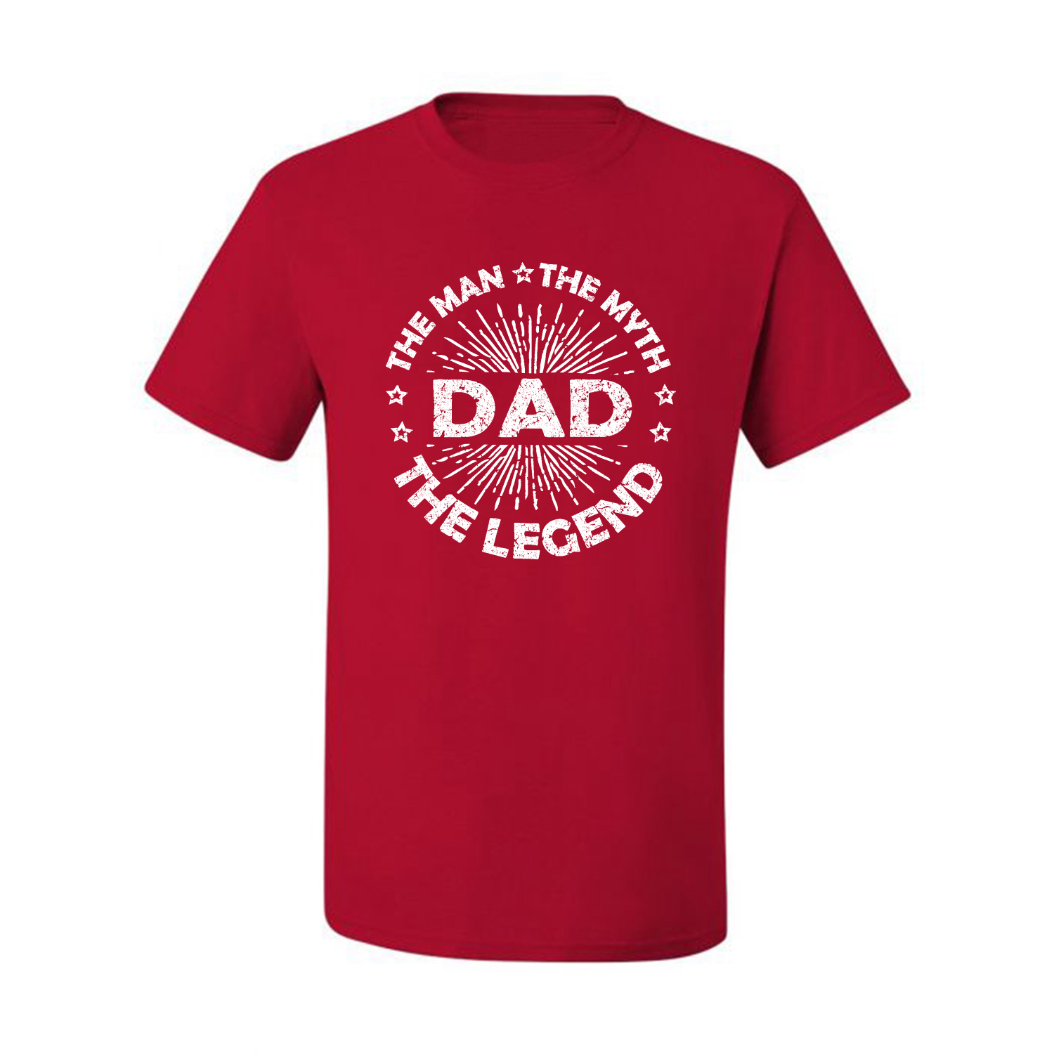 Dad Man Myth Legend Funny Dad Uncle Papa Gift Men Graphic Tshirt - Picture 10 of 14