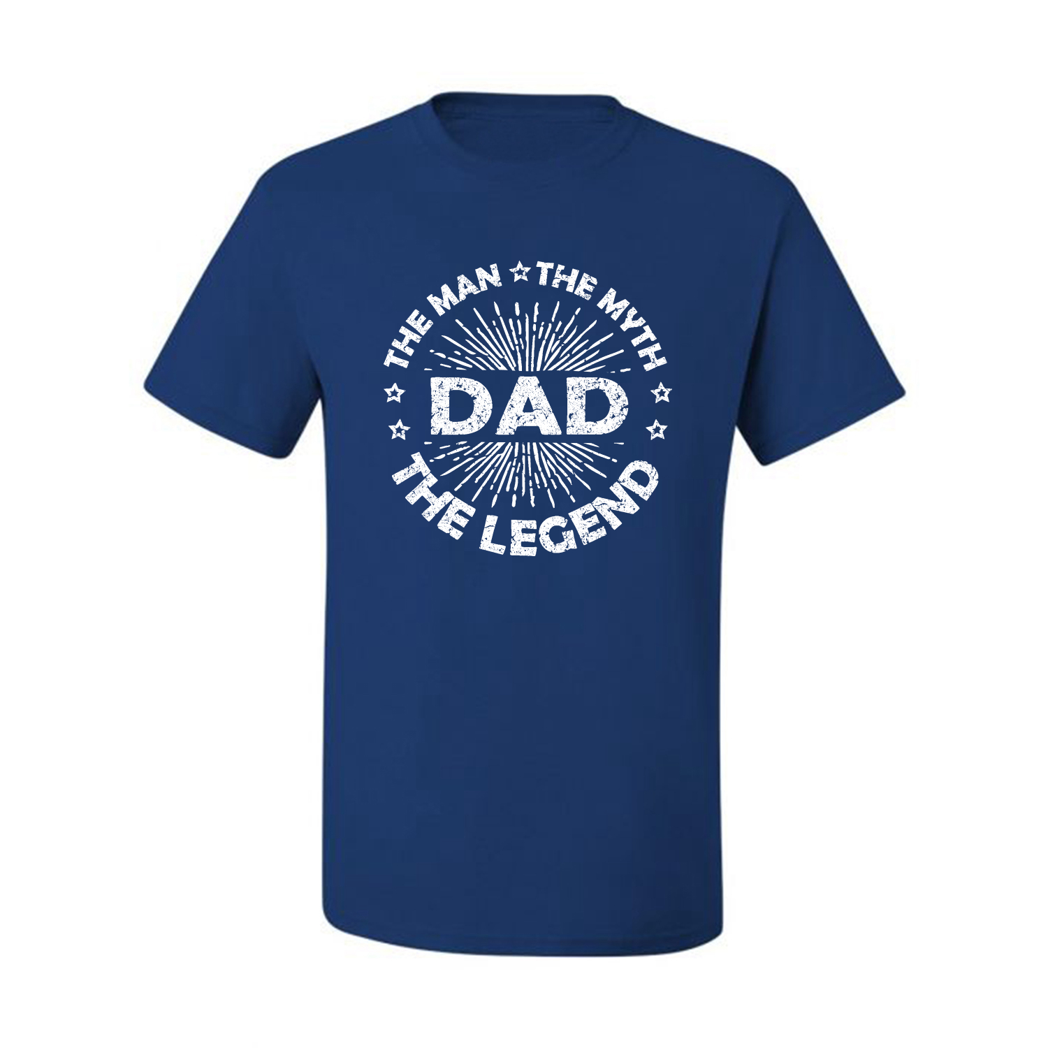 Dad Man Myth Legend Funny Dad Uncle Papa Gift Men Graphic Tshirt - Picture 11 of 14