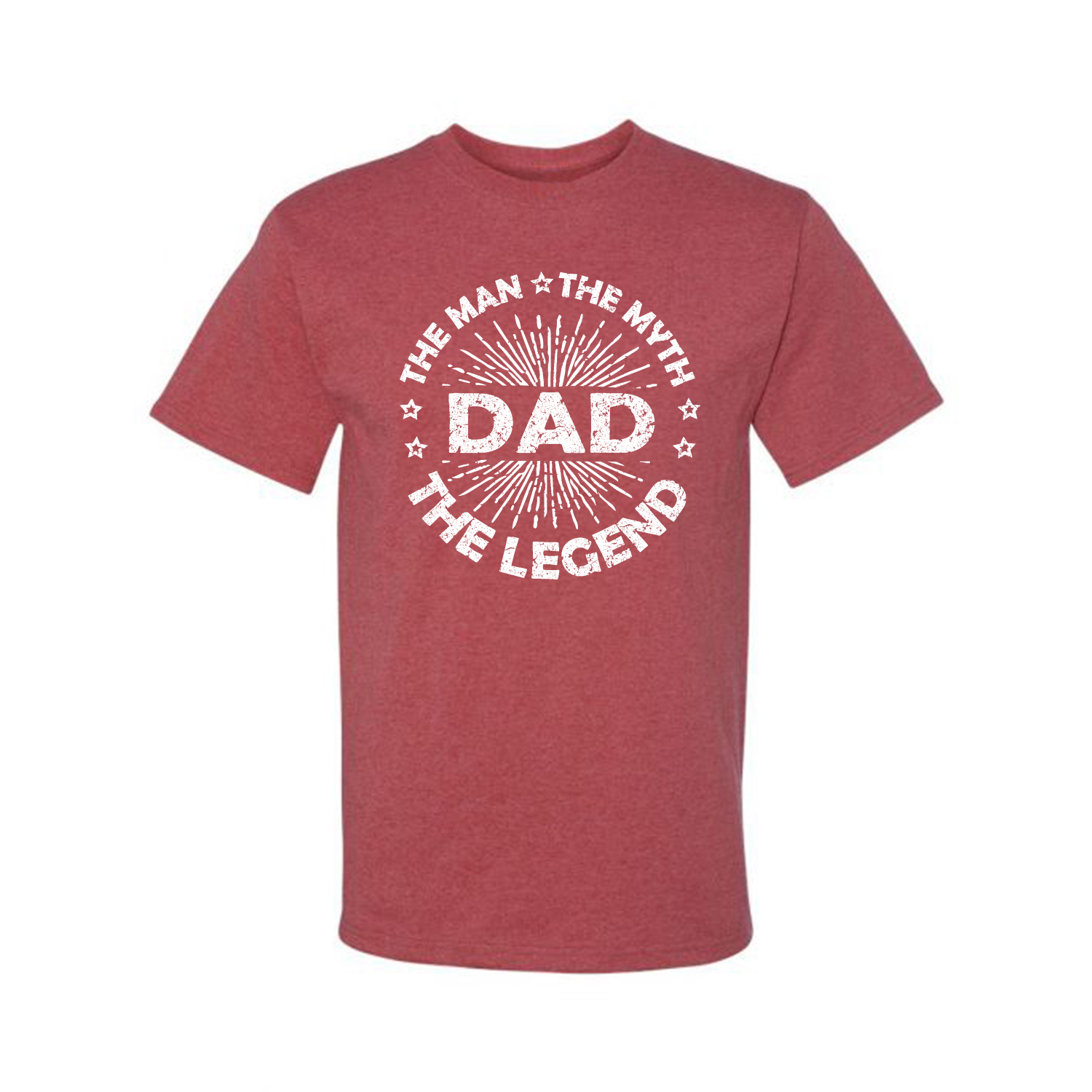 Dad Man Myth Legend Funny Dad Uncle Papa Gift Men Graphic Tshirt - Picture 14 of 14