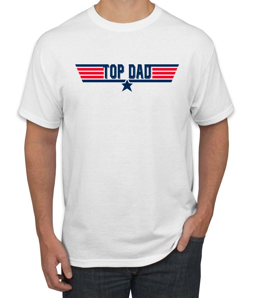 Top Papá TV Parodia Papá Padre Granpa Pistola Amante Regalo Día del Padre Hombres Camiseta - Imagen 9 de 9