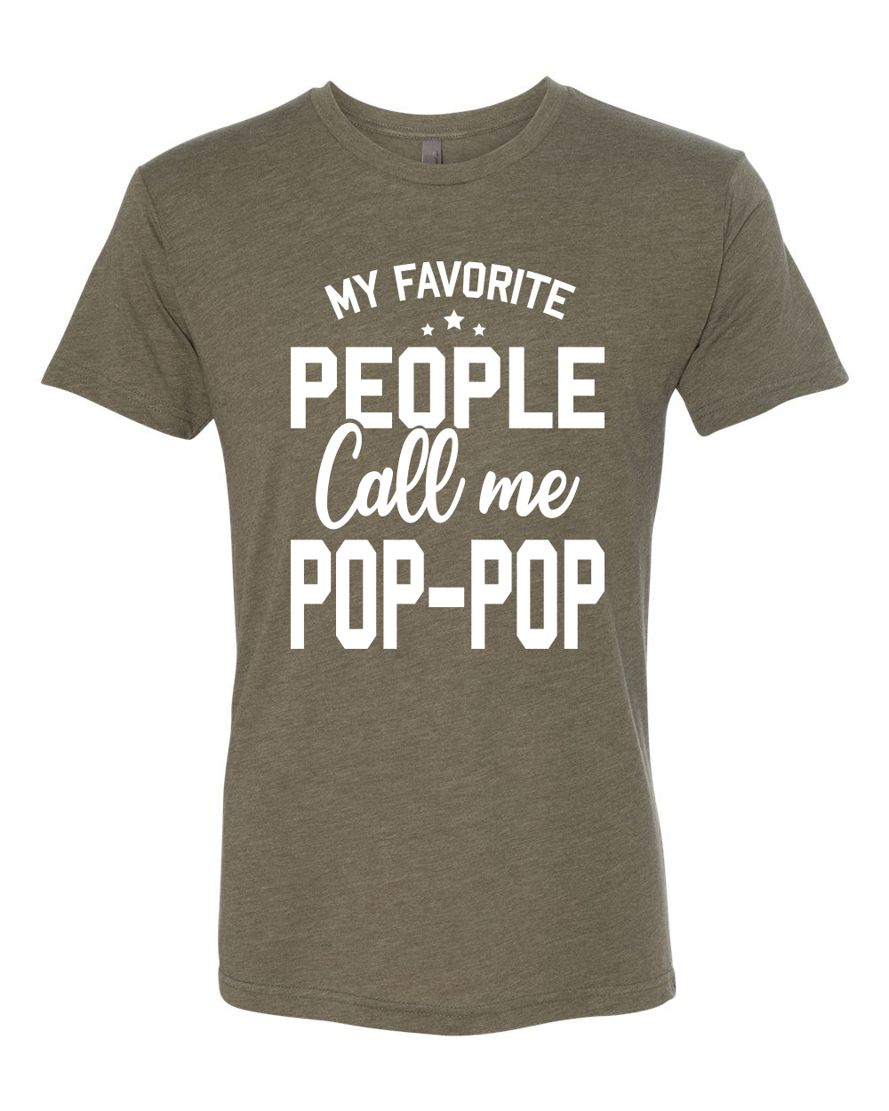 Camiseta My Favorite People Call Me Pop-Pop Padre Papá Abuelo Regalo Hombres Tri Mezcla - Imagen 9 de 11