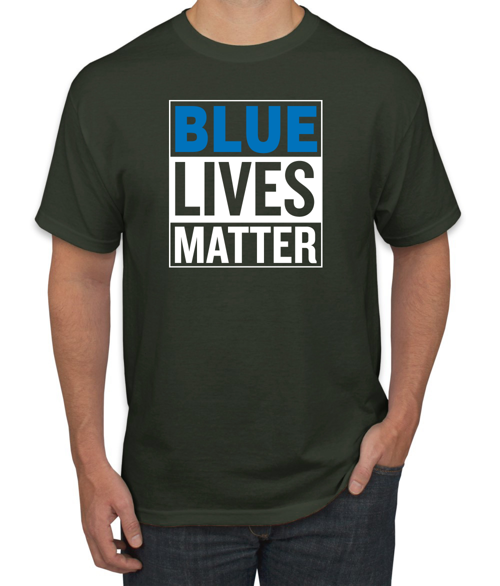 blue lives matter polo shirt