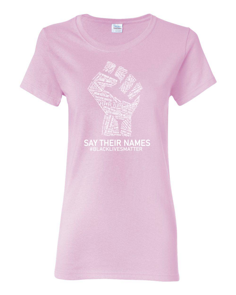 Black Lives Matter Say Their Names BLM Damen Shirt - Bild 10 von 16