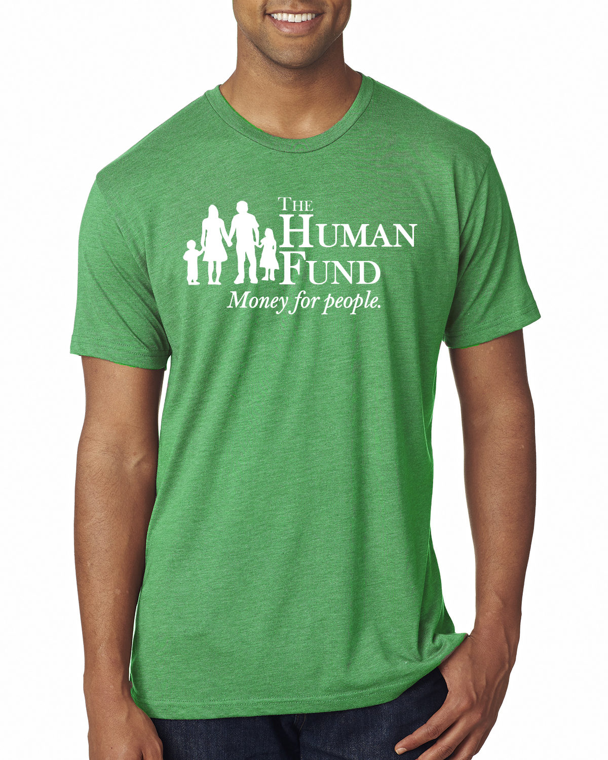Camiseta The Human Fund Money for the People Cultura Pop Hombres Premium Tri Blend - Imagen 4 de 10