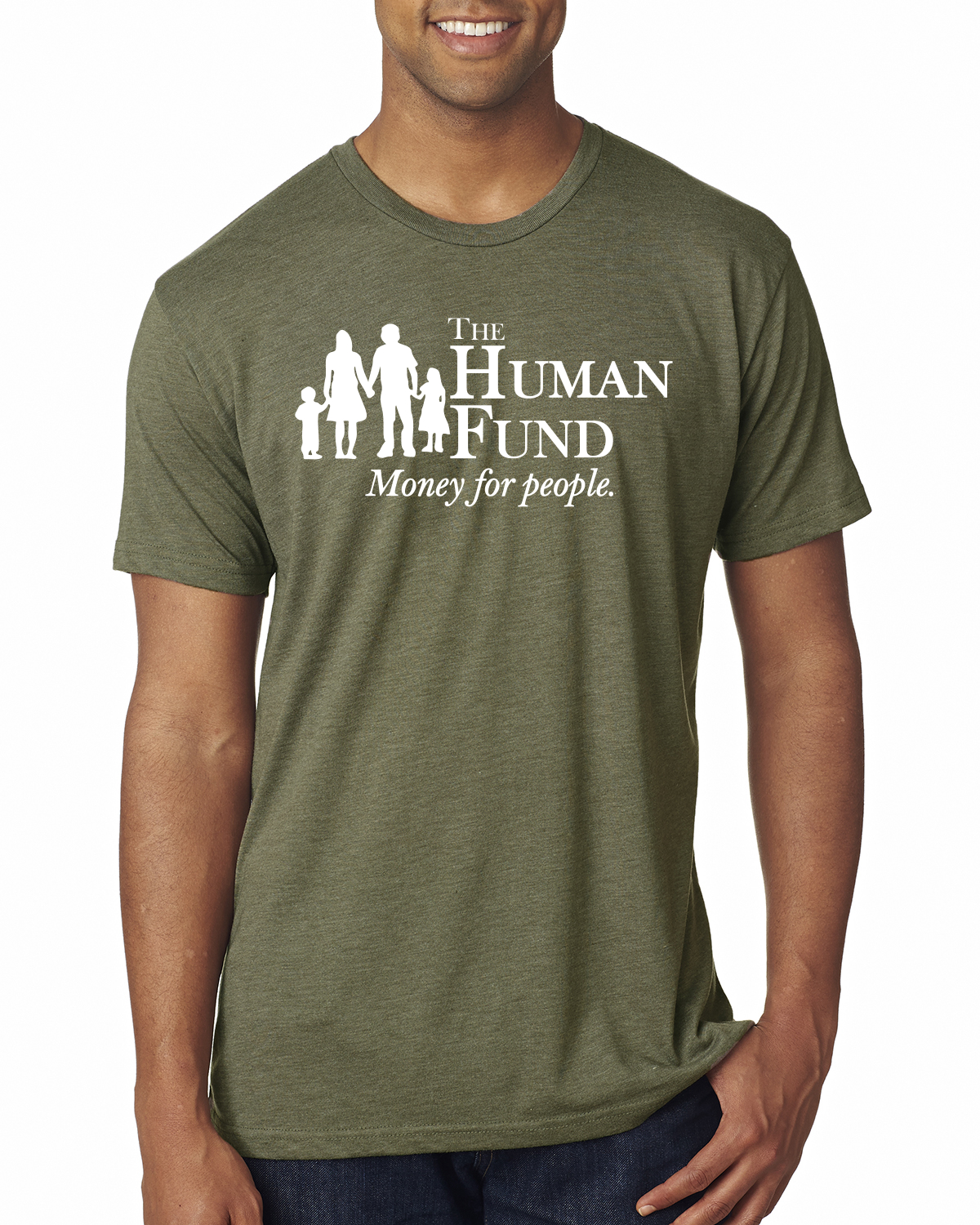 Camiseta The Human Fund Money for the People Cultura Pop Hombres Premium Tri Blend - Imagen 3 de 10