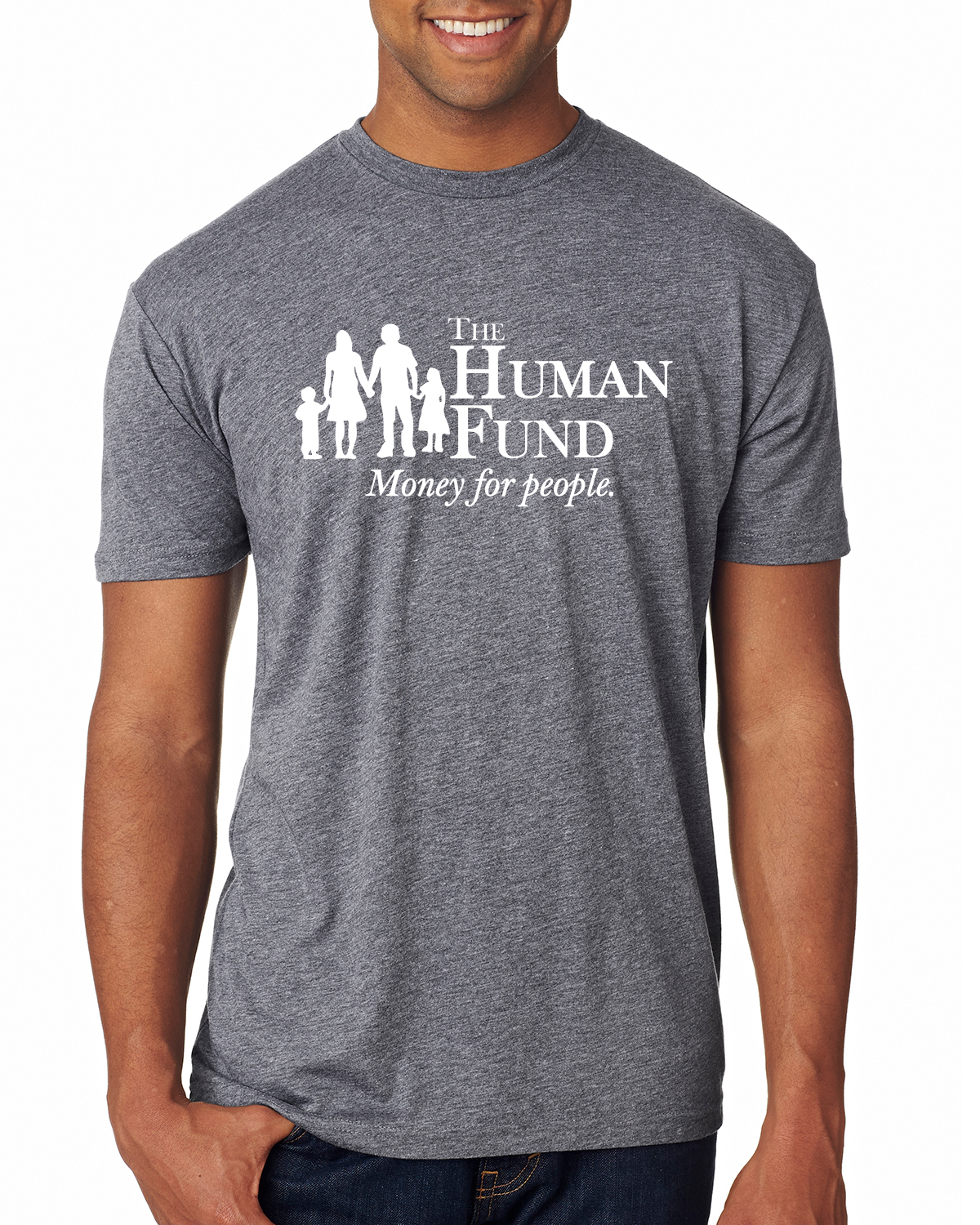 Camiseta The Human Fund Money for the People Cultura Pop Hombres Premium Tri Blend - Imagen 5 de 10