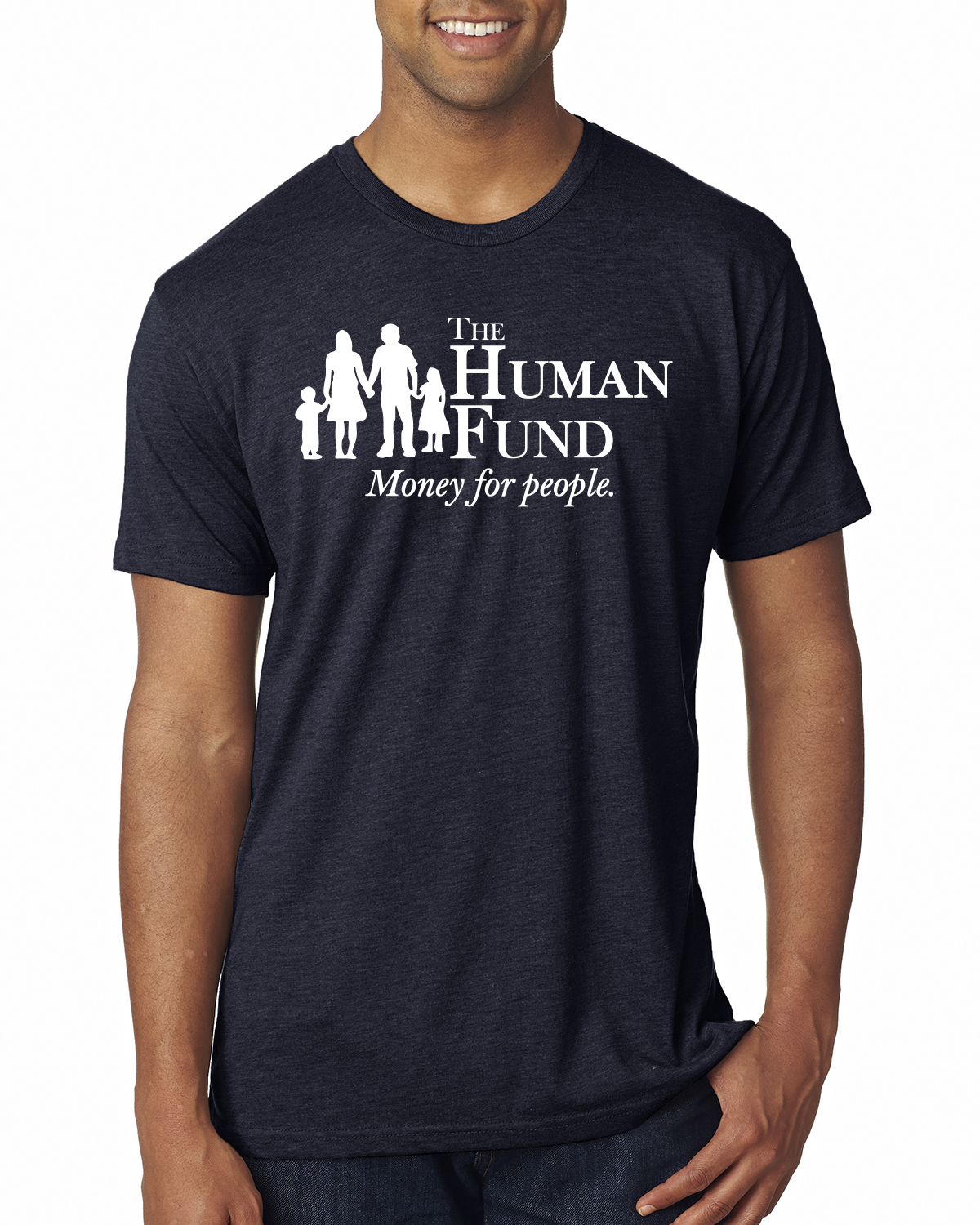 Camiseta The Human Fund Money for the People Cultura Pop Hombres Premium Tri Blend - Imagen 7 de 10