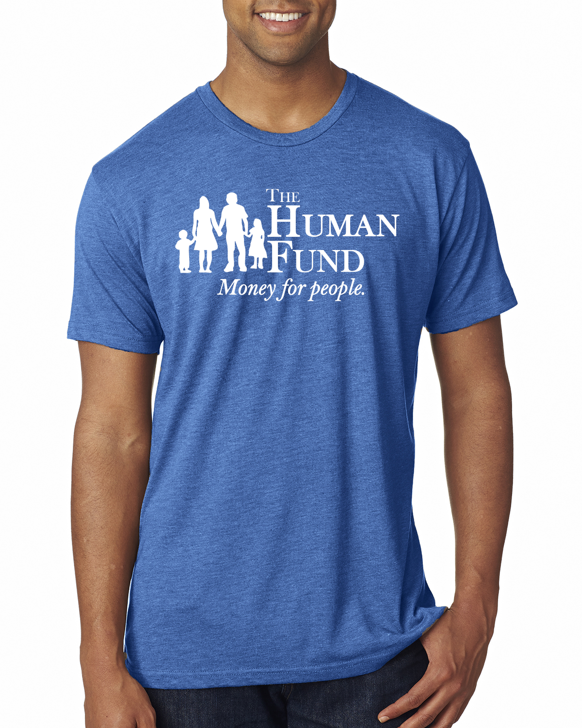 Camiseta The Human Fund Money for the People Cultura Pop Hombres Premium Tri Blend - Imagen 9 de 10
