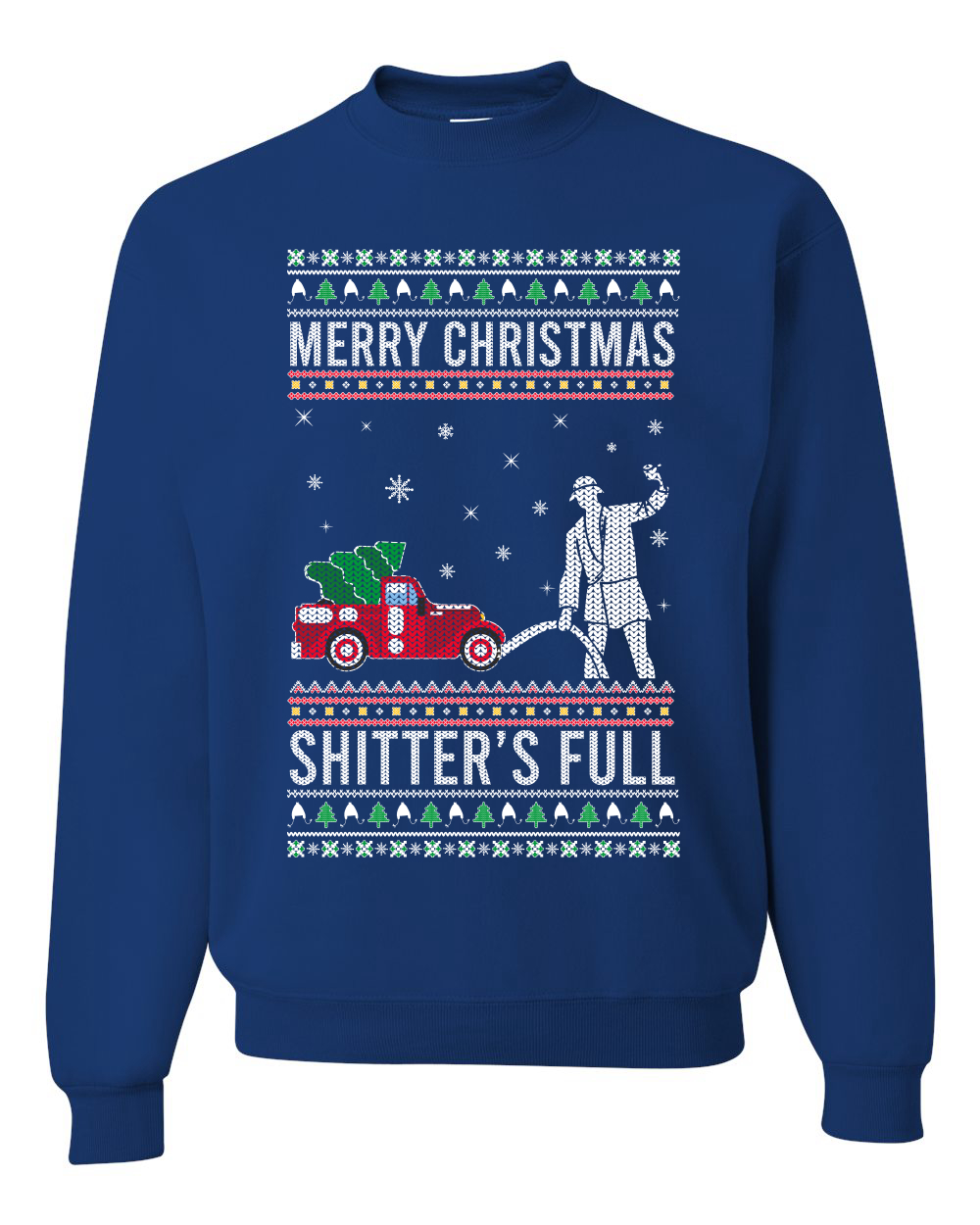 Merry xmas shitters sales full sweater