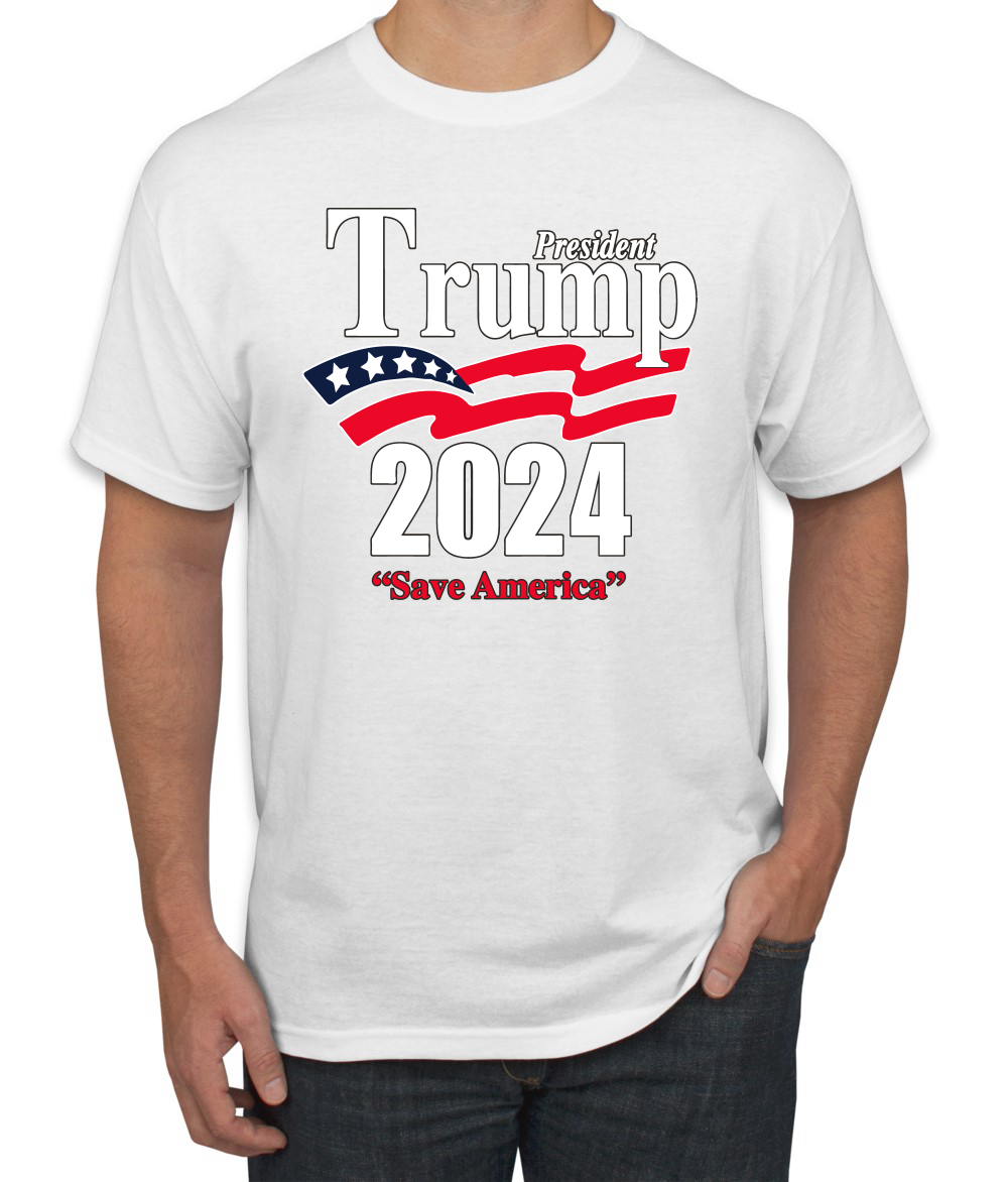 Trump 2024 Official Campaign T Shirt Election Politics Graphic American