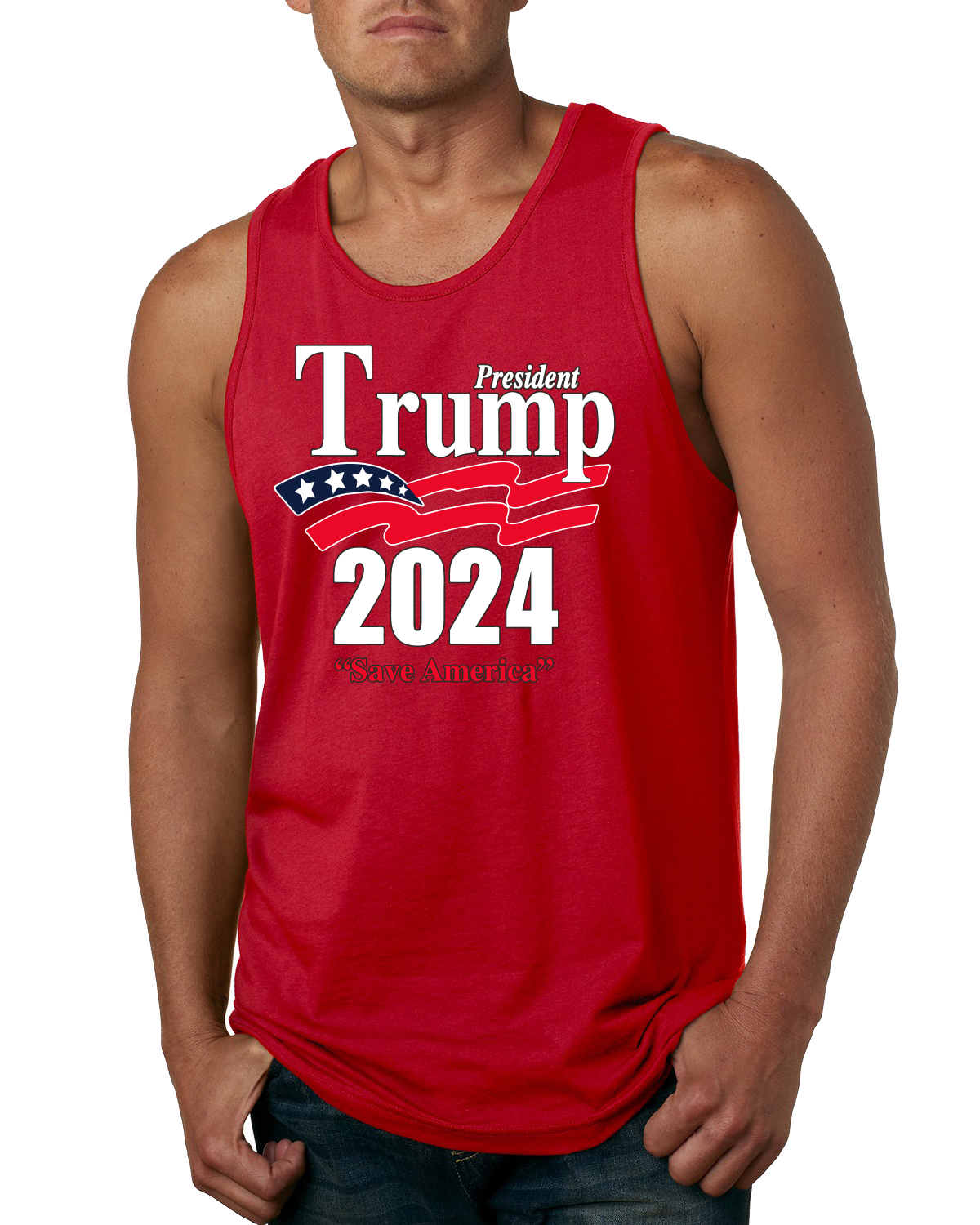 Camiseta sin mangas política sin mangas Trump 2024 elecciones hombres MAGA - Imagen 9 de 14