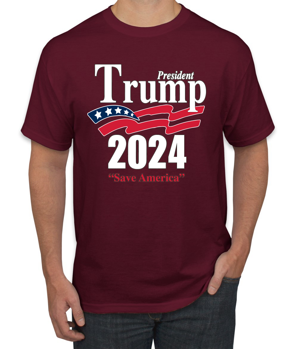 Trump 2024 Shirt Save America Political Men Graphic Tshirt eBay