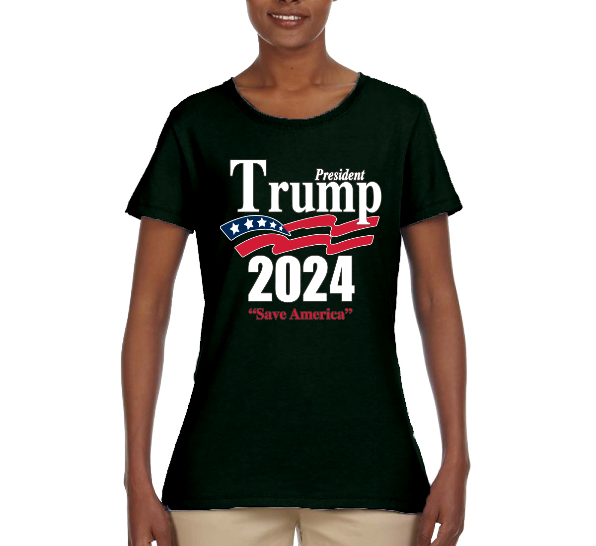 Trump 2024 Shirt Save America Political Women Graphic Shirt eBay