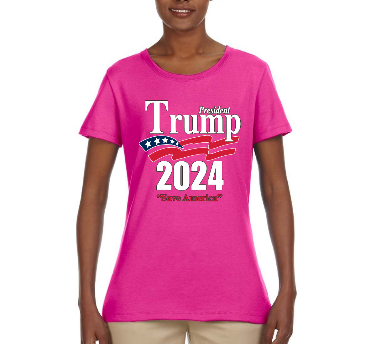 Trump 2024 Shirt Save America Political Women Graphic Shirt eBay