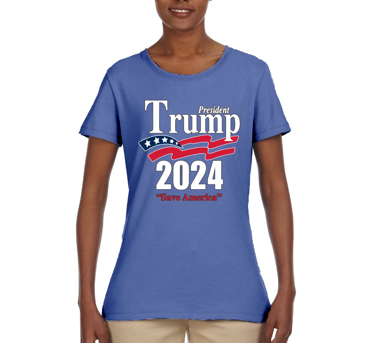 Trump 2024 Shirt Save America Political Women Graphic Shirt eBay