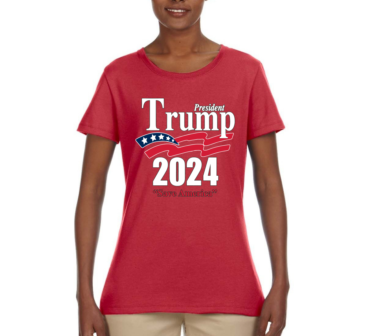 Trump 2024 Shirt Save America Political Women Graphic Shirt eBay