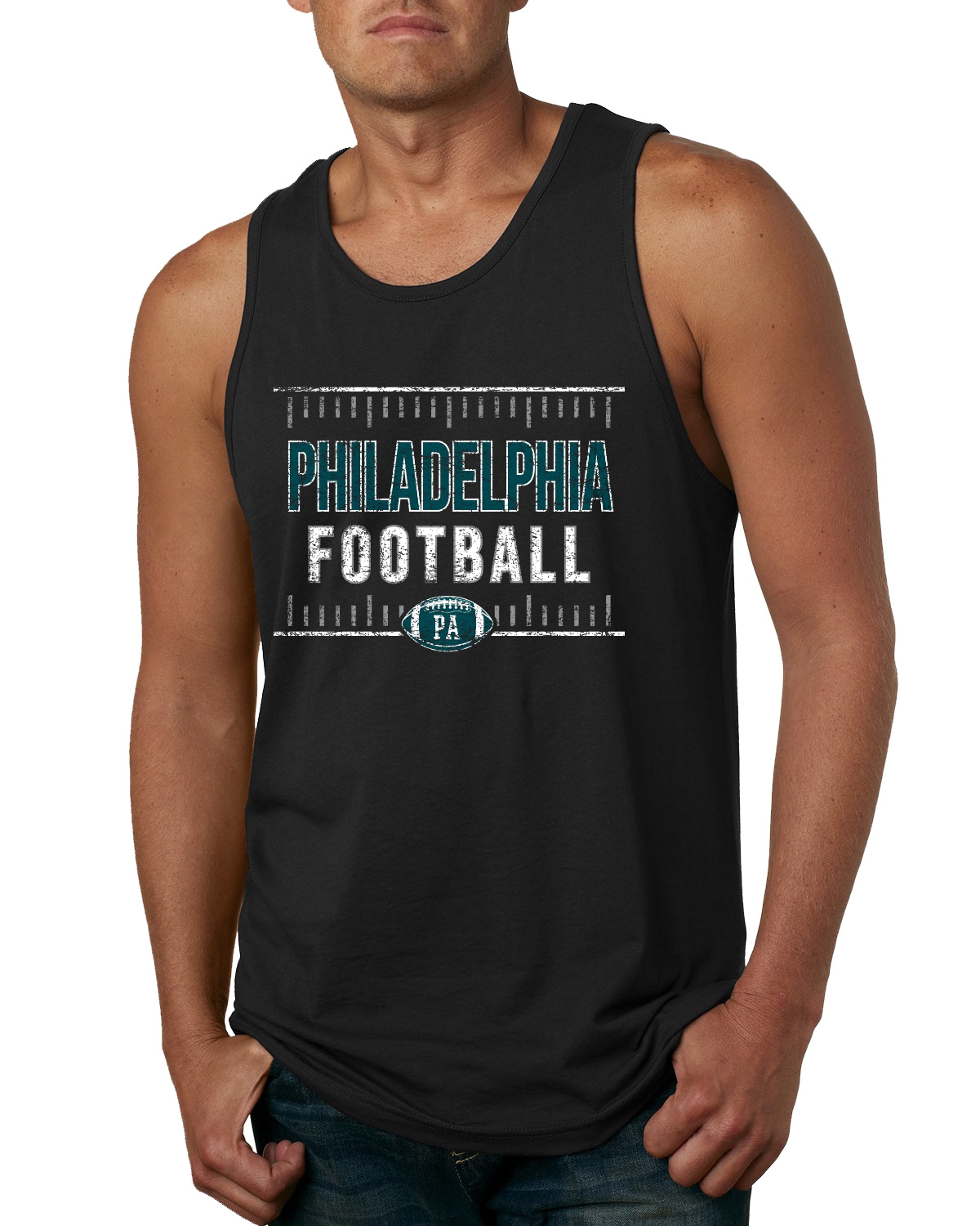 City of Philadelphia PHI American Football Gridiron Eagles Herren Tank Top - Bild 3 von 4