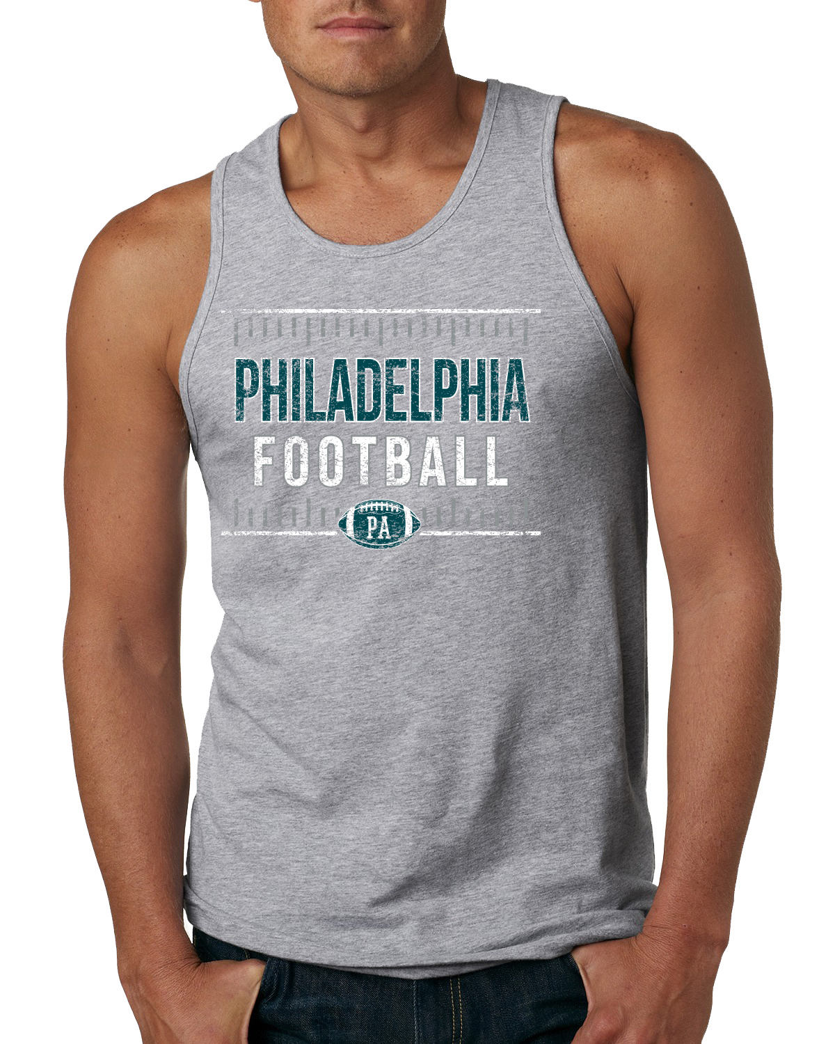 City of Philadelphia PHI American Football Gridiron Eagles Herren Tank Top - Bild 4 von 4