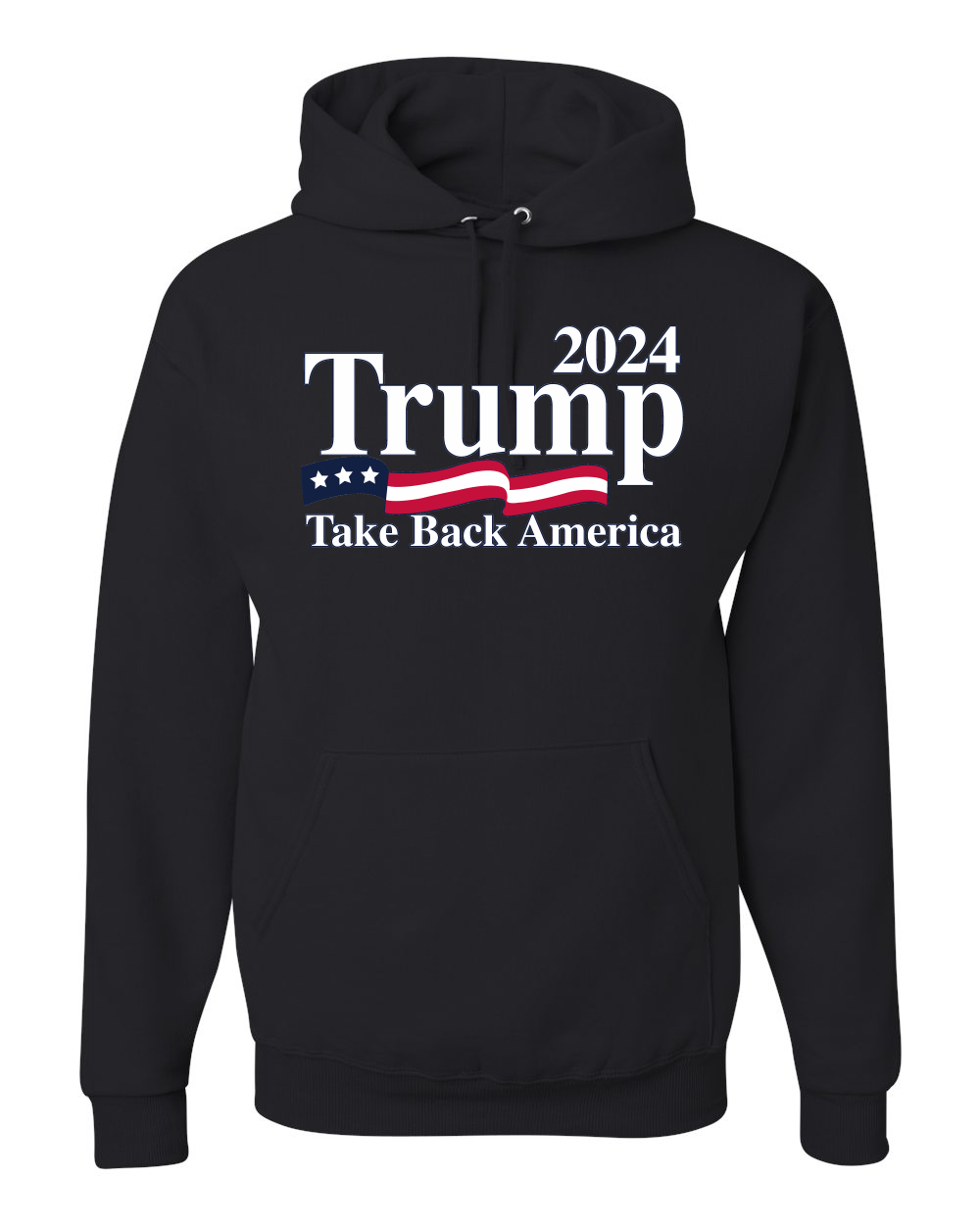 2024 Trump Take Back America Political Unisex Graphic Hooded Sweatshirt - Picture 3 of 22