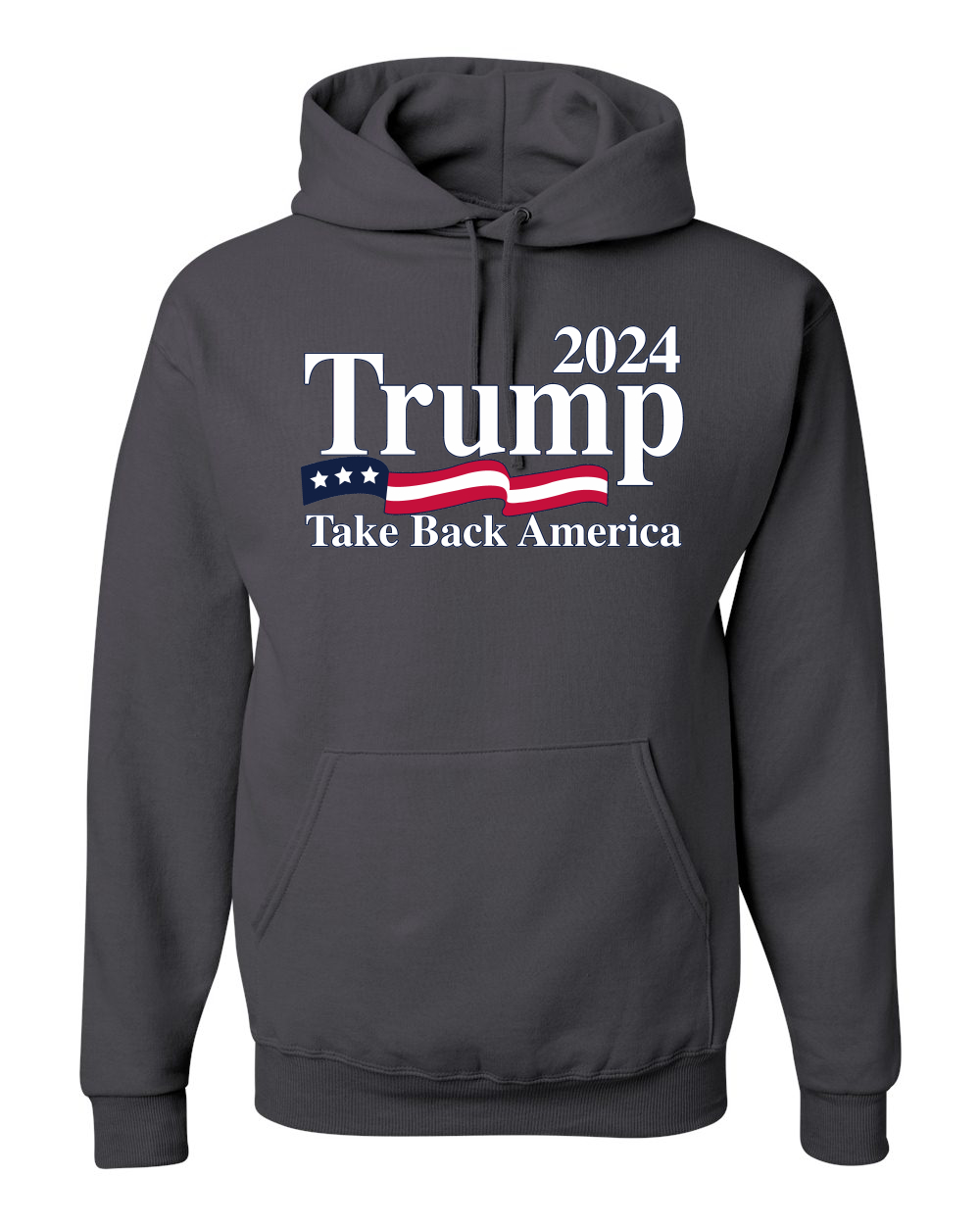 2024 Trump Take Back America Political Unisex Graphic Hooded Sweatshirt - Picture 4 of 22