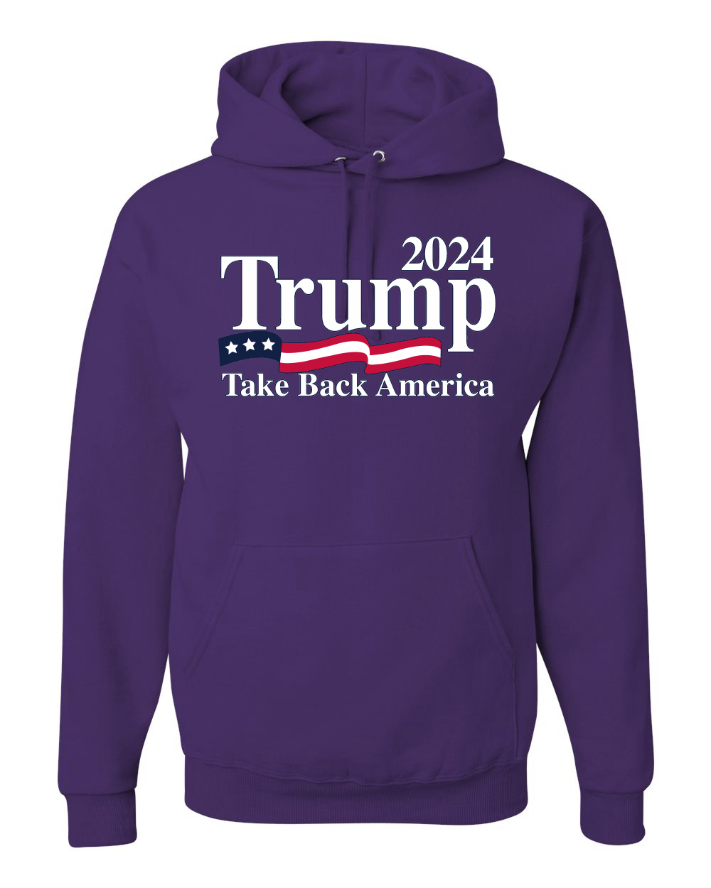 2024 Trump Take Back America Political Unisex Graphic Hooded Sweatshirt - Picture 14 of 22