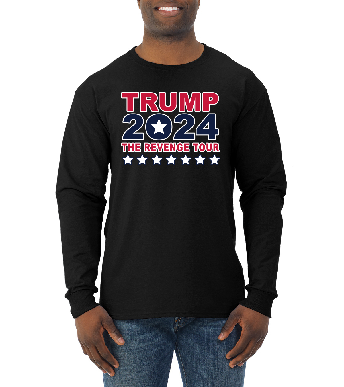 TRUMP 2024 THE Revenge Tour Political Mens Long Sleeve Shirt $22.99 ...