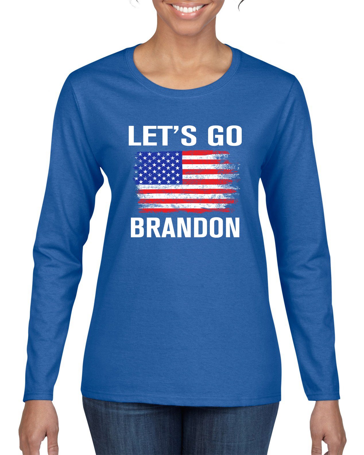 Women's Let's Go Brandon Tank Top – Republican Gifts Tee, Sleeveless Casual Shirt