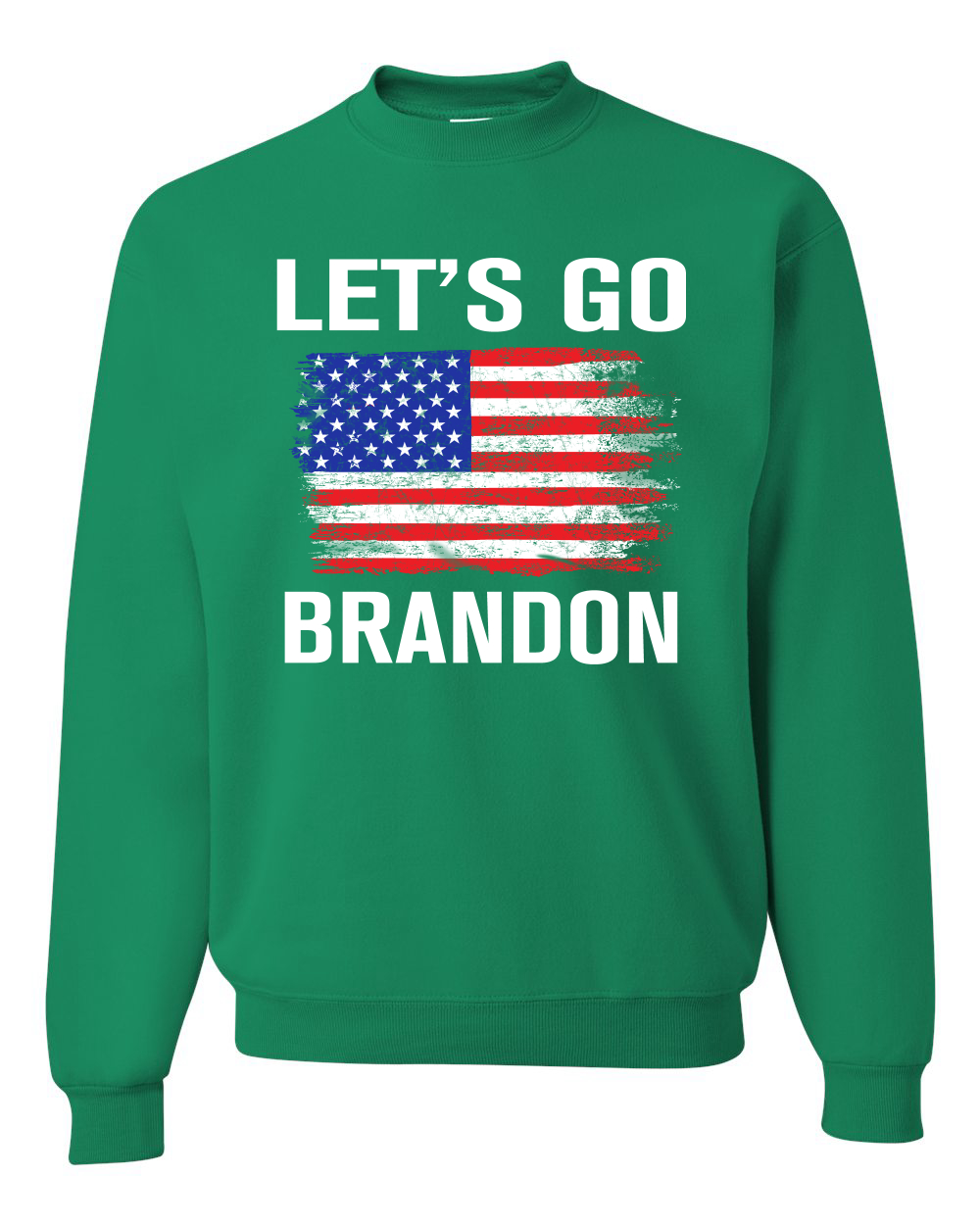 Lets Go Brandon Flag Political Unisex Crewneck Graphic Sweatshirt - Picture 9 of 20